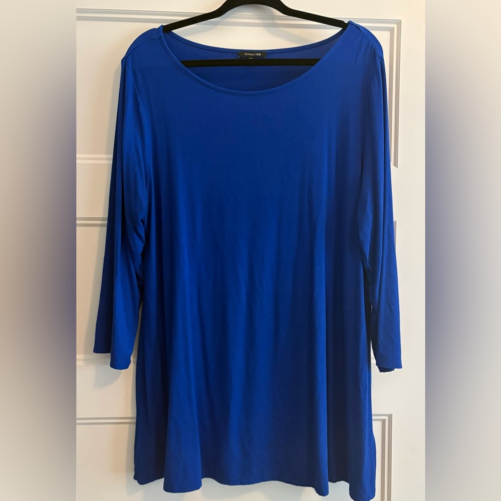 Royal Blue Women's XL‎ Blue Tunic